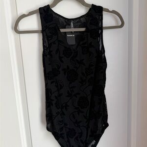 NWT Torrid Black Floral bodysuit 00